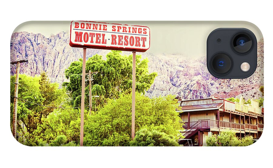 Bonnie Springs Motel Resort iPhone 13 Case featuring the photograph Bonnie Springs Motel Resort by Tatiana Travelways
