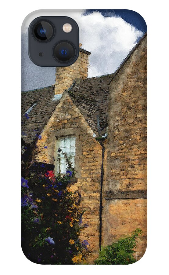 Bourton-on-the-water iPhone 13 Case featuring the photograph Bourton Back Alley by Brian Watt