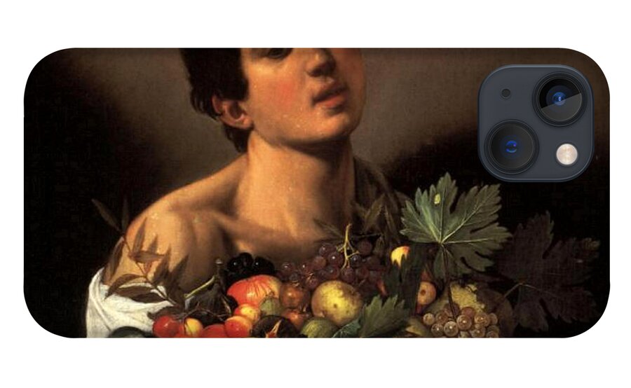 Boy iPhone 13 Case featuring the painting Boy with a Basket of Fruit by Michelangelo Caravaggio