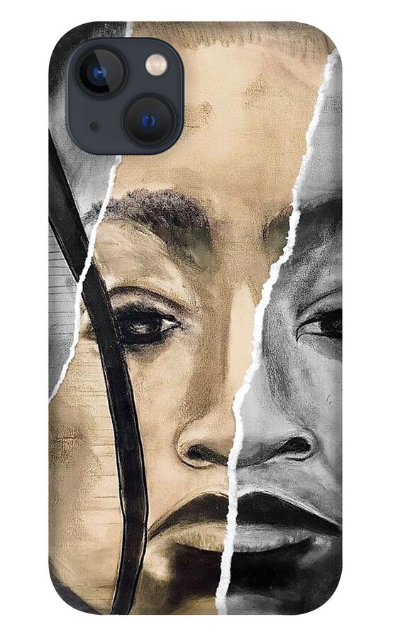  iPhone 13 Case featuring the mixed media Broken by Angie ONeal