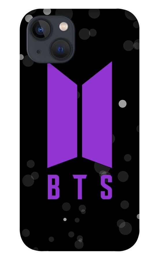 Bts Logo iPhone 13 Case by Angel PurpleTete - Pixels