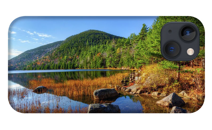 Acadia National Park iPhone 13 Case featuring the photograph Bubble Pond 5923 by Greg Hartford