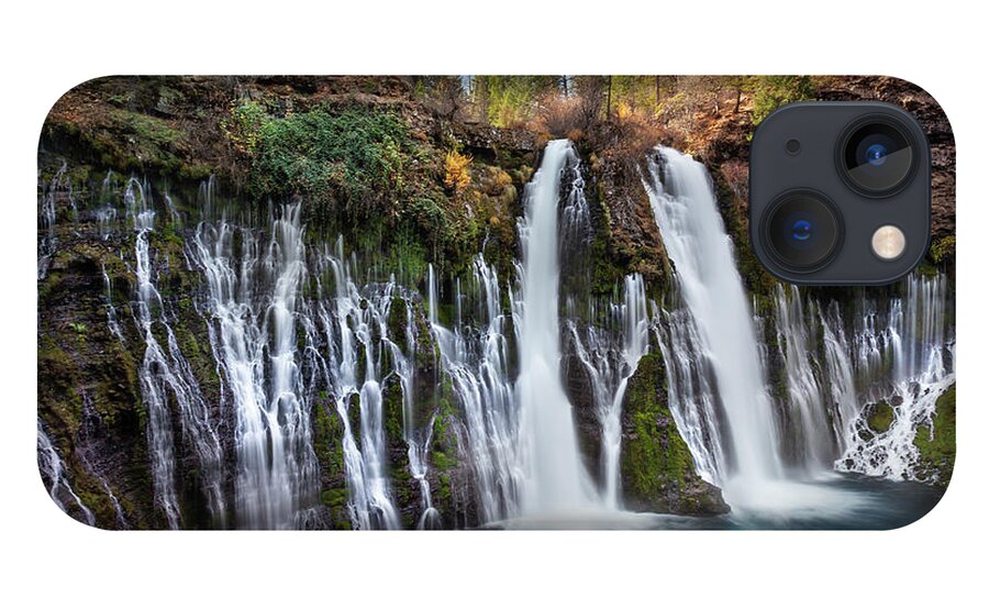 Waterfall iPhone 13 Case featuring the photograph Burney Falls by Ryan Workman Photography