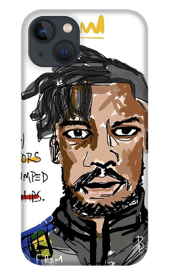  iPhone 13 Case featuring the painting Bury Me with Ancestors by Oriel Ceballos