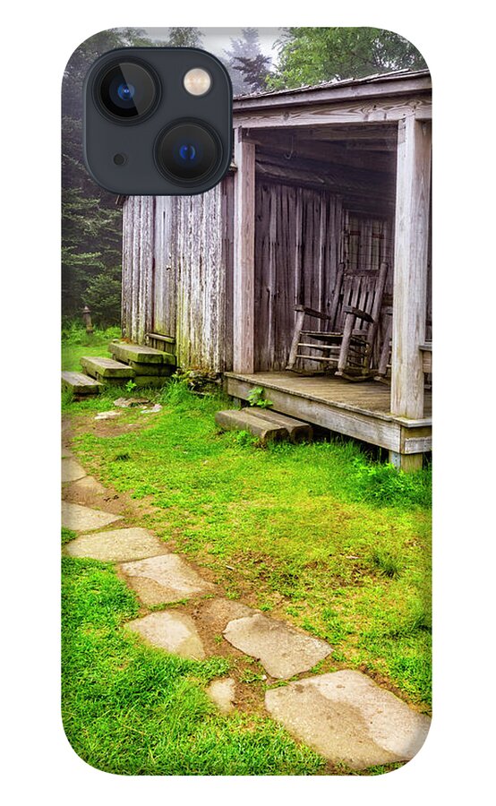 Barns iPhone 13 Case featuring the photograph Cabin at the Top of Mt Le Conte by Debra and Dave Vanderlaan