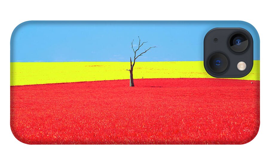 Canola iPhone 13 Case featuring the photograph Canola Red by Ari Rex