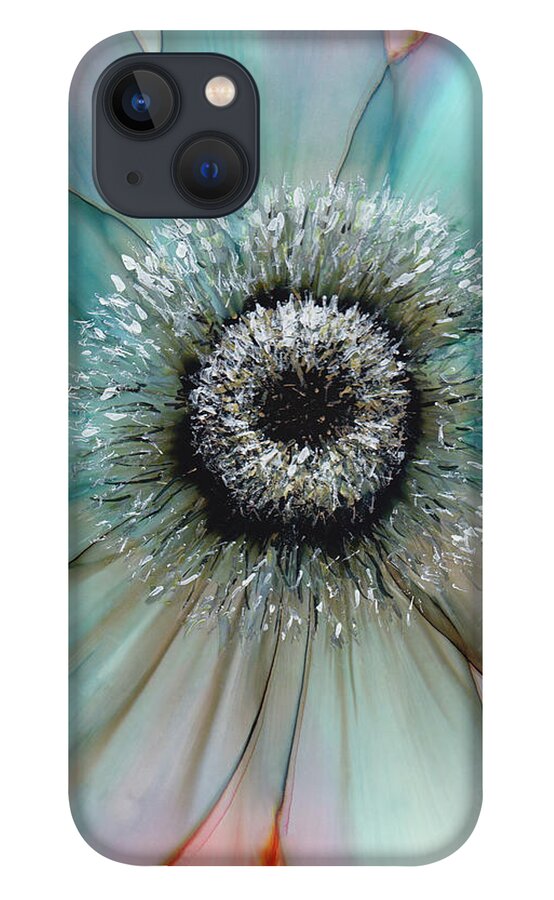 Floral iPhone 13 Case featuring the painting Center of Attention III by Kimberly Deene Langlois
