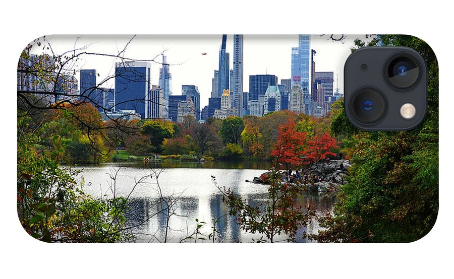 Autumn iPhone 13 Case featuring the photograph Central Park Autumn No.1 by Steve Ember