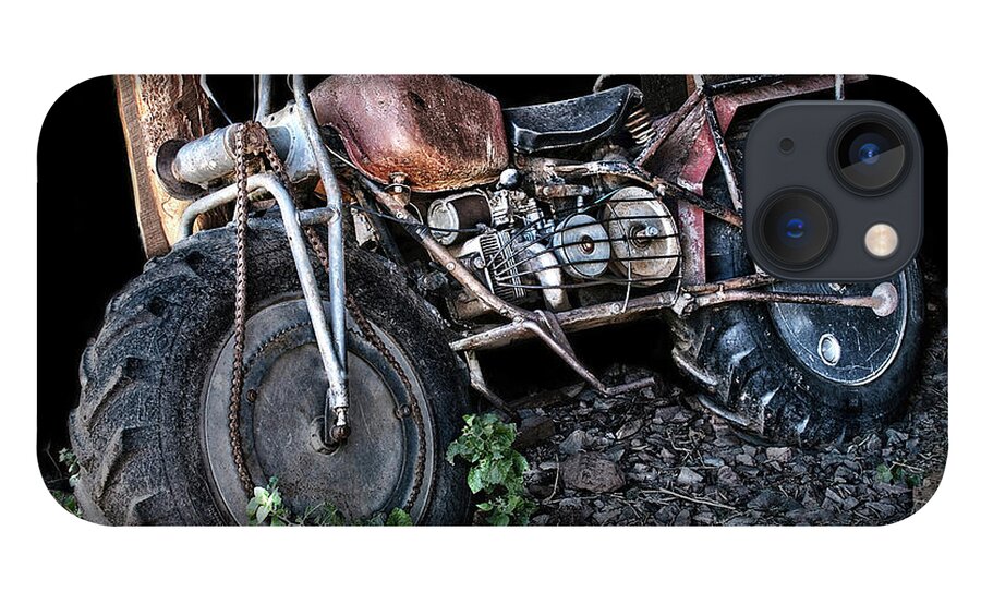  iPhone 13 Case featuring the photograph Chain-Brake Motorcycle by Al Judge