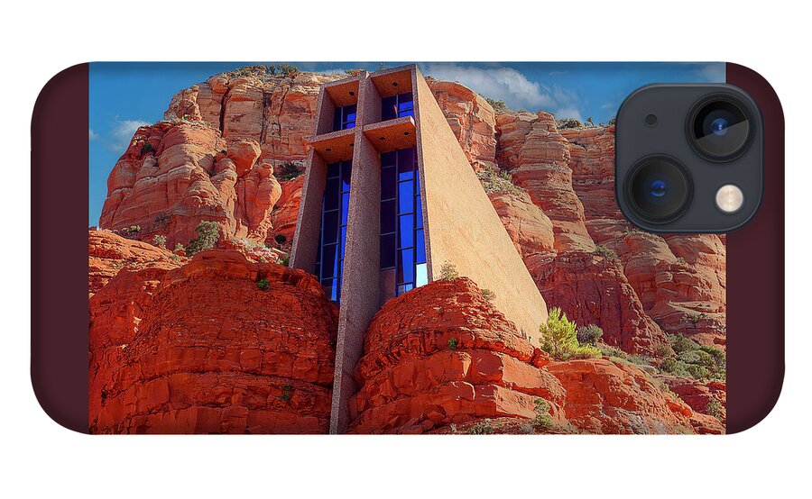 Sedona iPhone 13 Case featuring the photograph Chapel of the Holy Cross by Al Judge