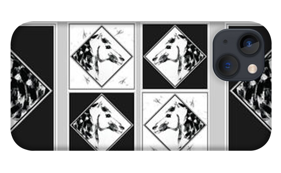 Horse iPhone 13 Case featuring the digital art Checkmate by Donna Bernstein