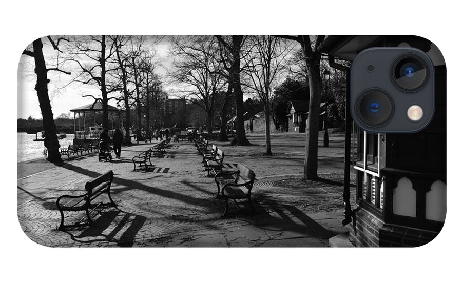 Cheshire iPhone 13 Case featuring the photograph CHESTER. The Groves. Benches. by Lachlan Main