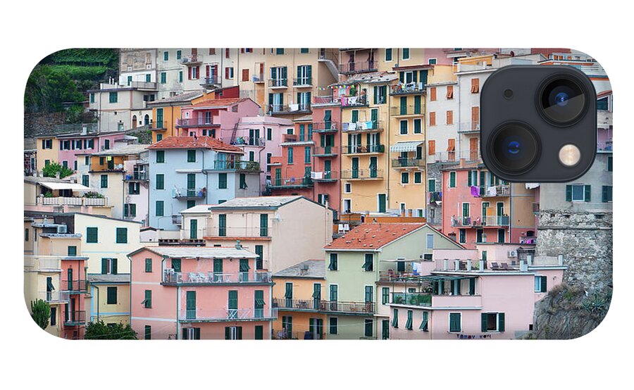 Rock iPhone 13 Case featuring the photograph Cinque Terre houses, Italy by Anastasy Yarmolovich
