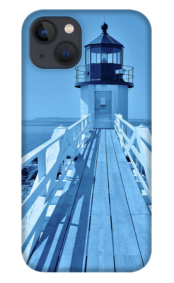 Marshall Point Lighthouse iPhone 13 Case featuring the photograph Classic Blue Hour Marshall Point Lighthouse 2 by Marianne Campolongo