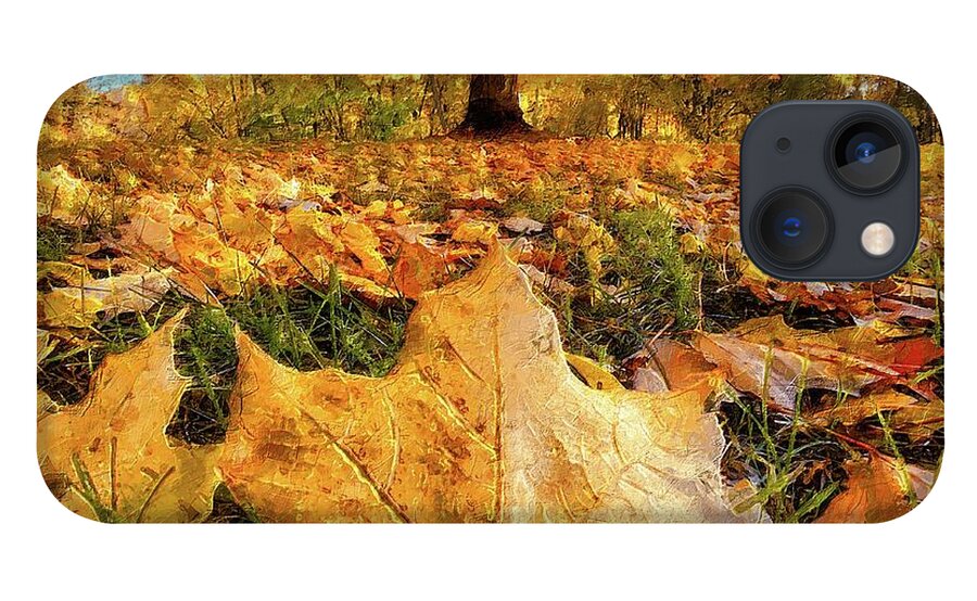 Fall iPhone 13 Case featuring the digital art Close-up On Fall by Dave Lee