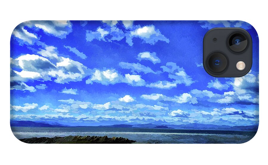 2016 iPhone 13 Case featuring the photograph Clouds over St Lawrence by Monroe Payne