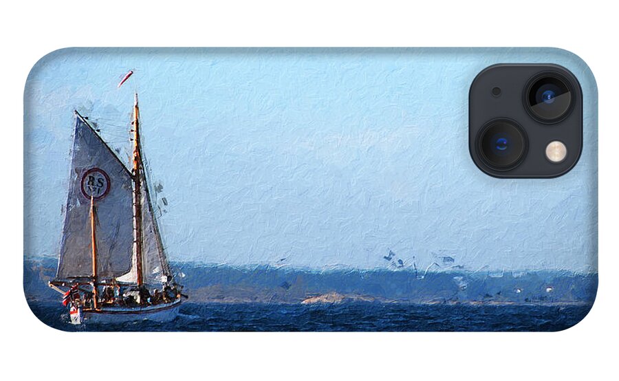 Colin Archer iPhone 13 Case featuring the digital art Colin Archer by Geir Rosset