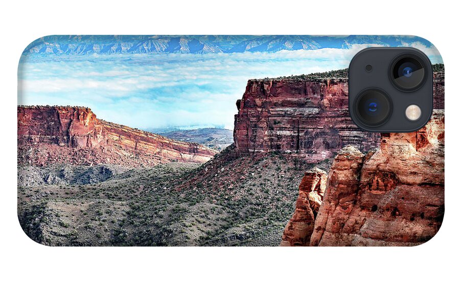 Canyon iPhone 13 Case featuring the photograph Colorado Monument 0118 by Rick Perkins
