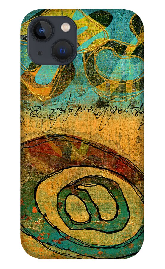  iPhone 13 Case featuring the painting Continuum 3 by Judi Lynn