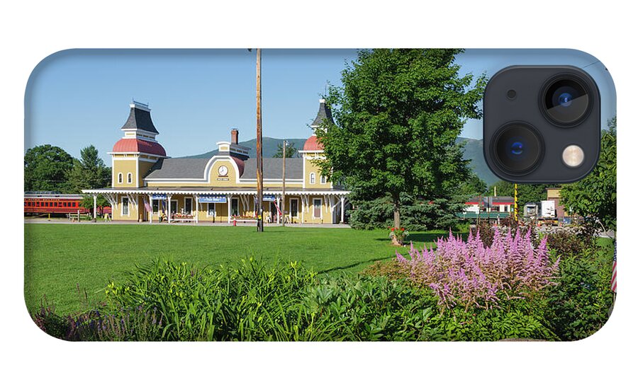 Americana iPhone 13 Case featuring the photograph Conway Scenic Railroad - North Conway New Hampshire USA by Erin Paul Donovan