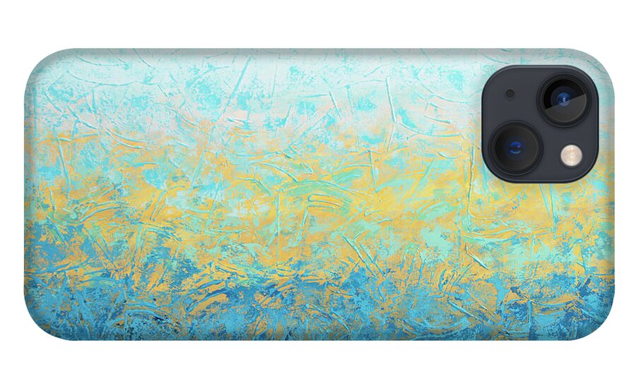 Cool iPhone 13 Case featuring the painting Cool, Cool Summer by Linda Bailey