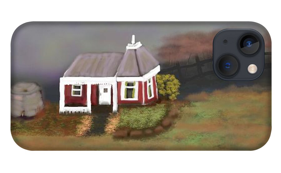 Cottage iPhone 13 Case featuring the digital art Cottage of your heart 2 by Julie Grimshaw