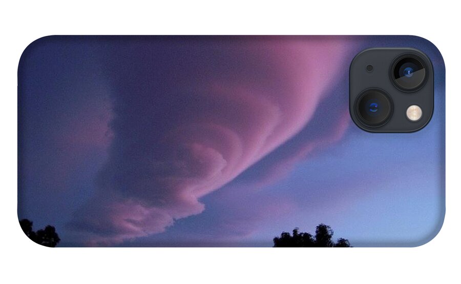 Sky iPhone 13 Case featuring the photograph Cotton Candy Sky, IV by Leslie Porter