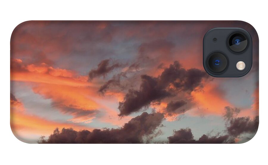 Landscape iPhone 13 Case featuring the photograph Cotton Candy Sky, VIII by Leslie Porter