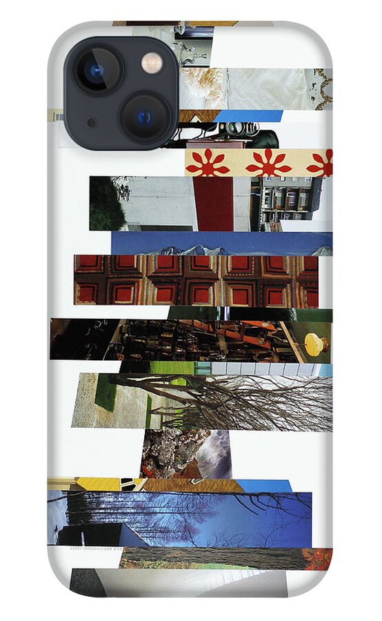 Collage iPhone 13 Case featuring the photograph Crosscut#126v by Robert Glover