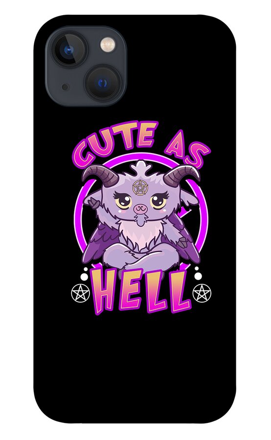 Goth Cute Baphomet Wireless Charger Cell Phone Charger Satanic Gothic gifts
