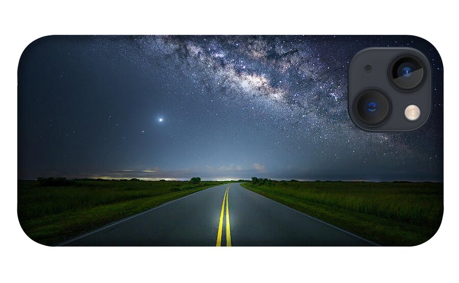 Milky Way iPhone 13 Case featuring the photograph Dark Ride by Mark Andrew Thomas