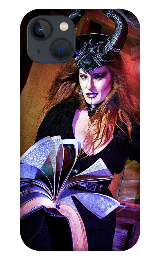 Cosplay iPhone 13 Case featuring the photograph Dark Witch #3 by Christopher W Weeks