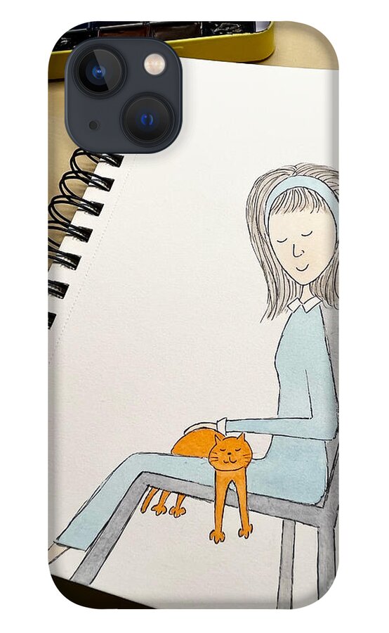  iPhone 13 Case featuring the digital art Day 63 by Donna Mibus