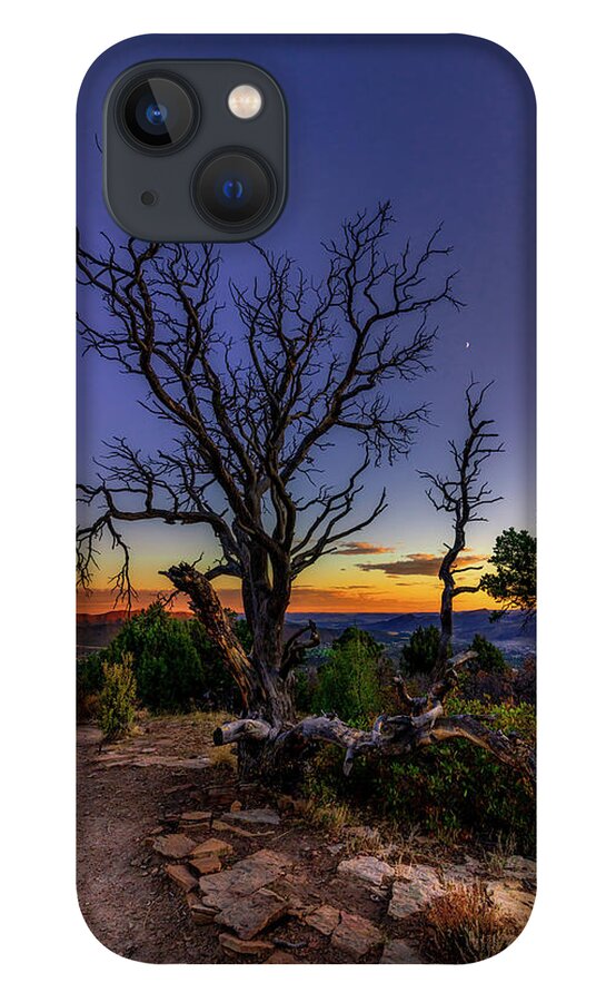 Dead Tree iPhone 13 Case featuring the photograph Dead Tree over Durango by Bradley Morris