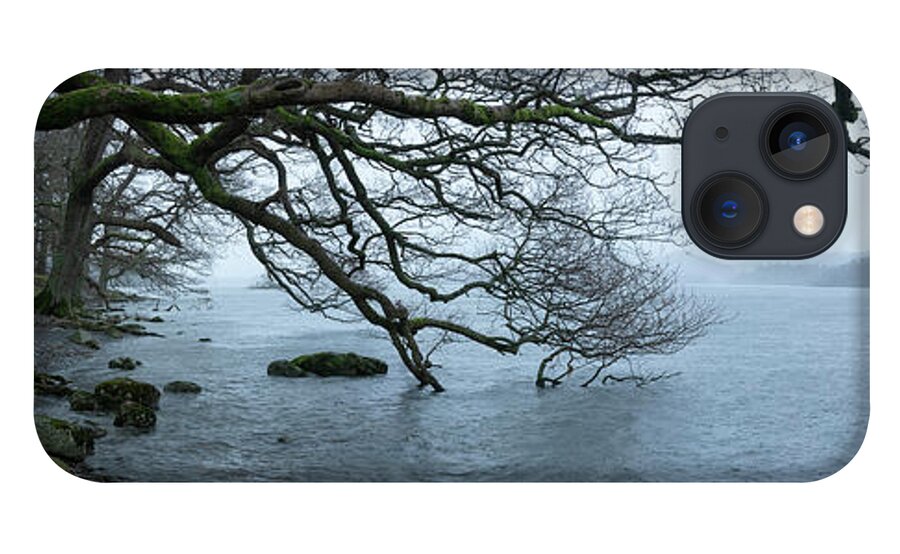 Panorama iPhone 13 Case featuring the photograph Derwentwater Shore Lake District 2 by Sonny Ryse