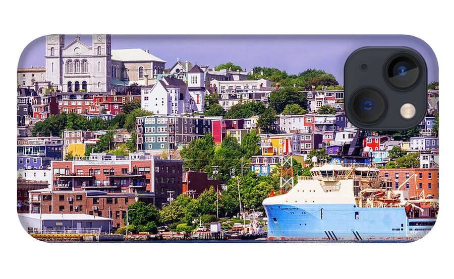 Newfoundland iPhone 13 Case featuring the photograph Downtown St. John's, Newfoundand by Laura Tucker