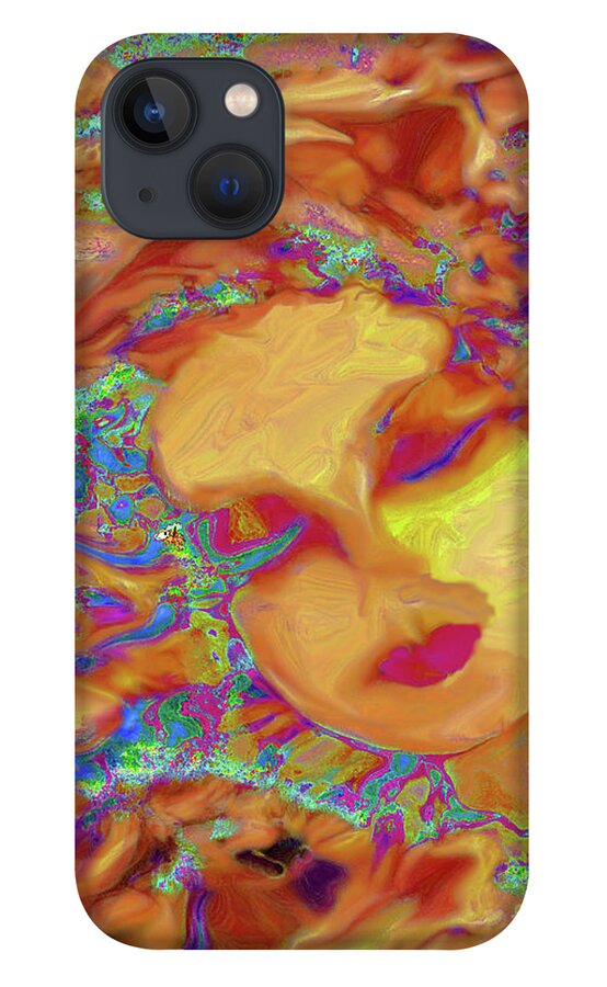 Dreaming iPhone 13 Case featuring the painting Dreaming by Bonnie Marie