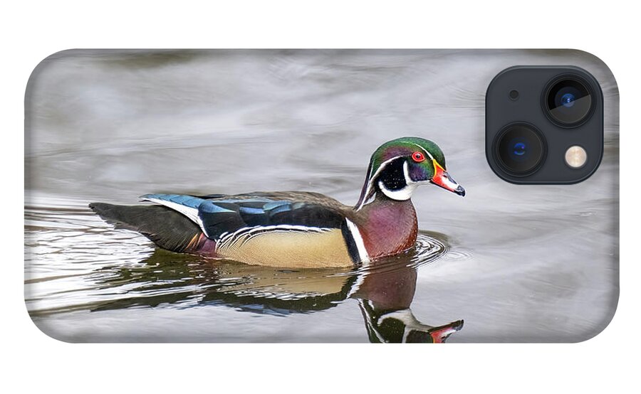 Woodduck iPhone 13 Case featuring the photograph Duck Perfect by Jerry Cahill