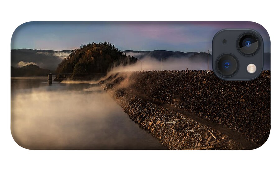 Morning iPhone 13 Case featuring the photograph Early Morning Fog on South Holston by Shelia Hunt