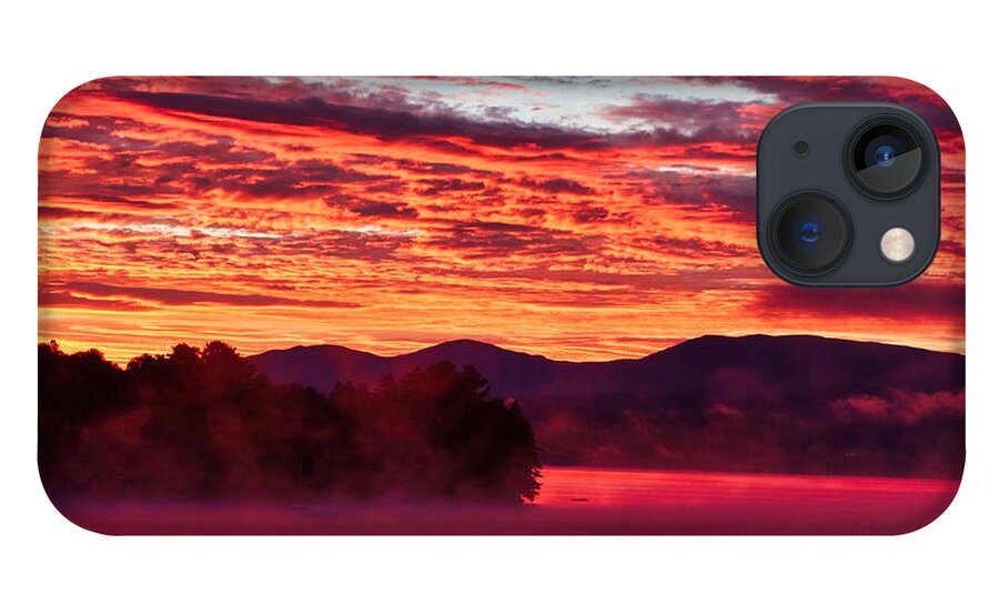 Red iPhone 13 Case featuring the photograph Early Morning Red by Russ Considine