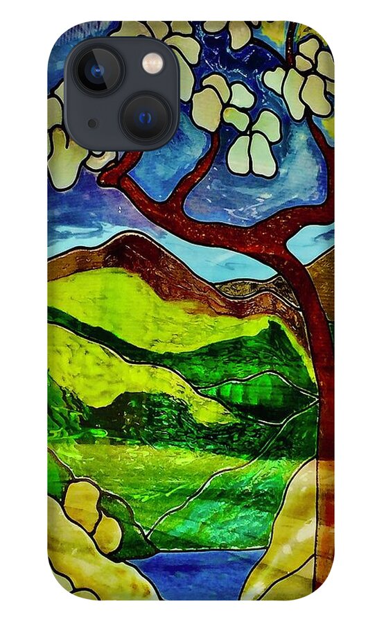 Stained Glass iPhone 13 Case featuring the photograph Eden by Kerry Obrist