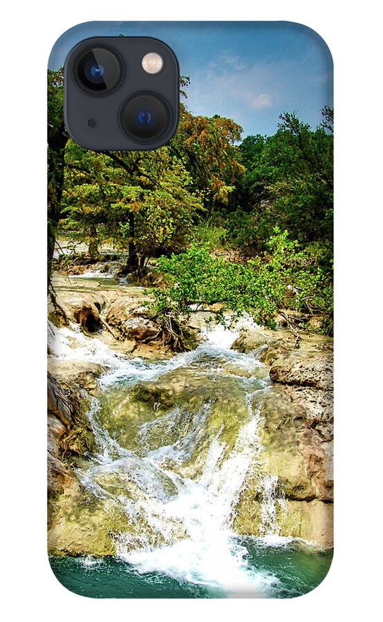 Tree iPhone 13 Case featuring the photograph Edge Falls Boerne, TX by Rene Vasquez