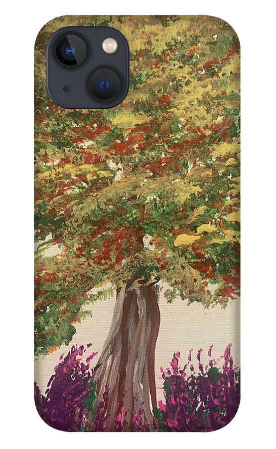 Fall iPhone 13 Case featuring the painting End of Summer by Lisa White