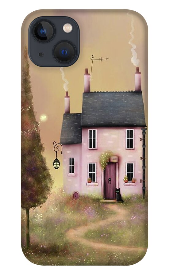 Fairy iPhone 13 Case featuring the painting Fairy Two Trees by Joe Gilronan
