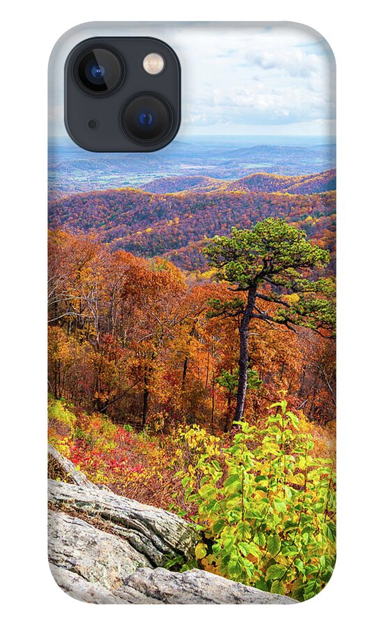 Landscape iPhone 13 Case featuring the photograph Fall in the Blue Ridge by Rachel Morrison