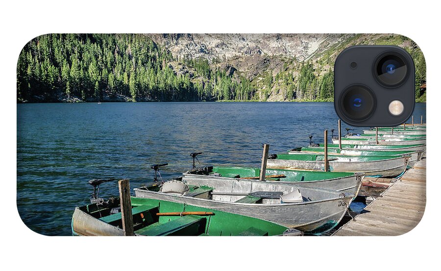 Lake iPhone 13 Case featuring the photograph Fishing Boats by Gary Geddes