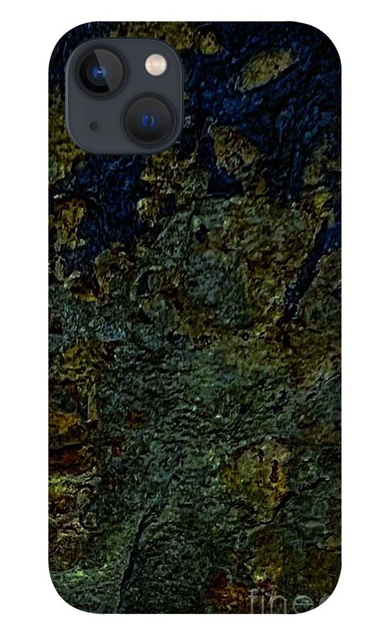 Mother Nature Flagstone iPhone 13 Case featuring the digital art Flagstone Jewel by Glenn Hernandez