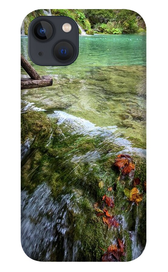 Plitvice Lakes iPhone 13 Case featuring the photograph Floating Away by Yvonne Jasinski