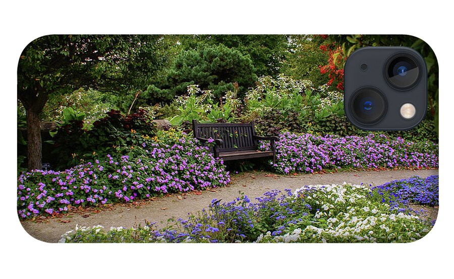 Boerner Botanical Gardens iPhone 13 Case featuring the photograph Flower Seating by Deb Beausoleil