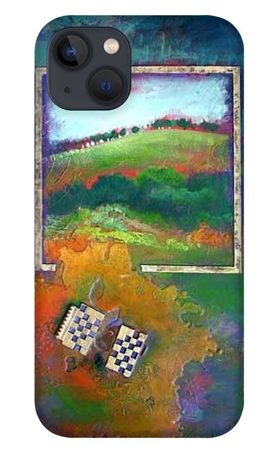 Impressionist iPhone 13 Case featuring the painting Focal point by Farhan Abouassali